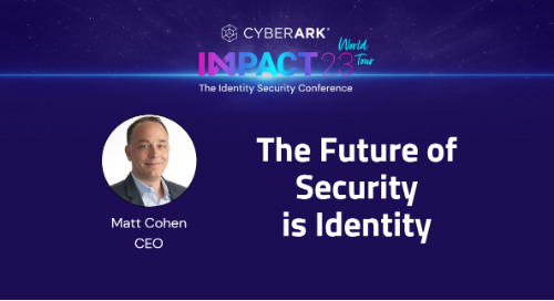 The Future of Security is Identity – Matt Cohen, CEO, CyberArk  Bryce Boland, Head of Security, AWS 