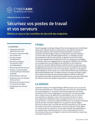 Sécurisez vos postes de travail et serveurs